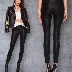 BLANK NYC Black Coated Skinny Jeans, Women Size 26